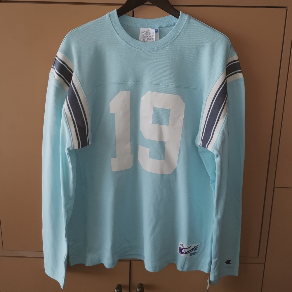 CHAMPIOM Heavyweight  Heritage Football Tee -  (L) NWT - Picture 2 of 14